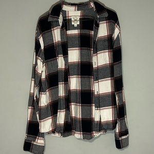 True Craft Men’s Large Blue/Red/Orange/White Flannel Shirt